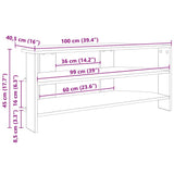 CornerTVCabinet High gloss White 102x40,5x45cm Engineered Wood - Extra Image