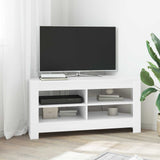 CornerTVCabinet White 102 x 40,5 x 45 cm Engineered Wood
