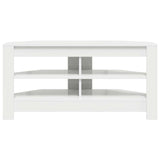 CornerTVCabinet White 102 x 40,5 x 45 cm Engineered Wood - 45-Degree Angle
