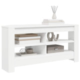 CornerTVCabinet White 102 x 40,5 x 45 cm Engineered Wood - Side View