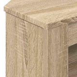 CornerTVCabinet Sonoma Oak 102 x 40,5 x 45 cm Engineered Wood - Low Angle