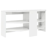 CornerTVCabinet High gloss White 102 x 40,5 x 45 cm - Close-Up Angle