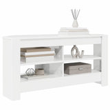 CornerTVCabinet High gloss White 102 x 40,5 x 45 cm - Side View