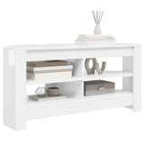 CornerTVCabinet 102 x 40,5 x 45 cm High gloss White
