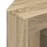 Corner LED TV Cabinet 100x40x68cm Sonoma Oak Engineered Wood