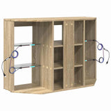 Corner LED TV Cabinet Sonoma Oak 100x40x68cm Engineered Wood