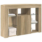 Corner LED TV Cabinet Sonoma Oak 100x40x68cm Engineered Wood
