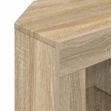 Corner LED TV Cabinet 100 x 40 x 50 cm Sonoma Oak - Extra Image