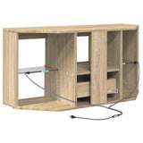 Corner LED TV Cabinet Wall-mounted Sonoma Oak 100 x 40 x 50 cm - Extra Image