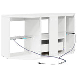 Corner LED TV Cabinet High gloss White 100 x 40 x 50 cm - Extra Image