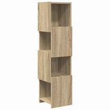 Corner Cabinet Sonoma Oak 25,5x25x102cm Engineered Wood - Front View