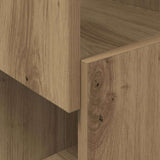 Corner Cabinet 25,5x25x102cm Engineered Wood Artisan Oak