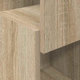 Corner Cabinet Sonoma Oak 25,5x25x80cm Engineered Wood - Rear View