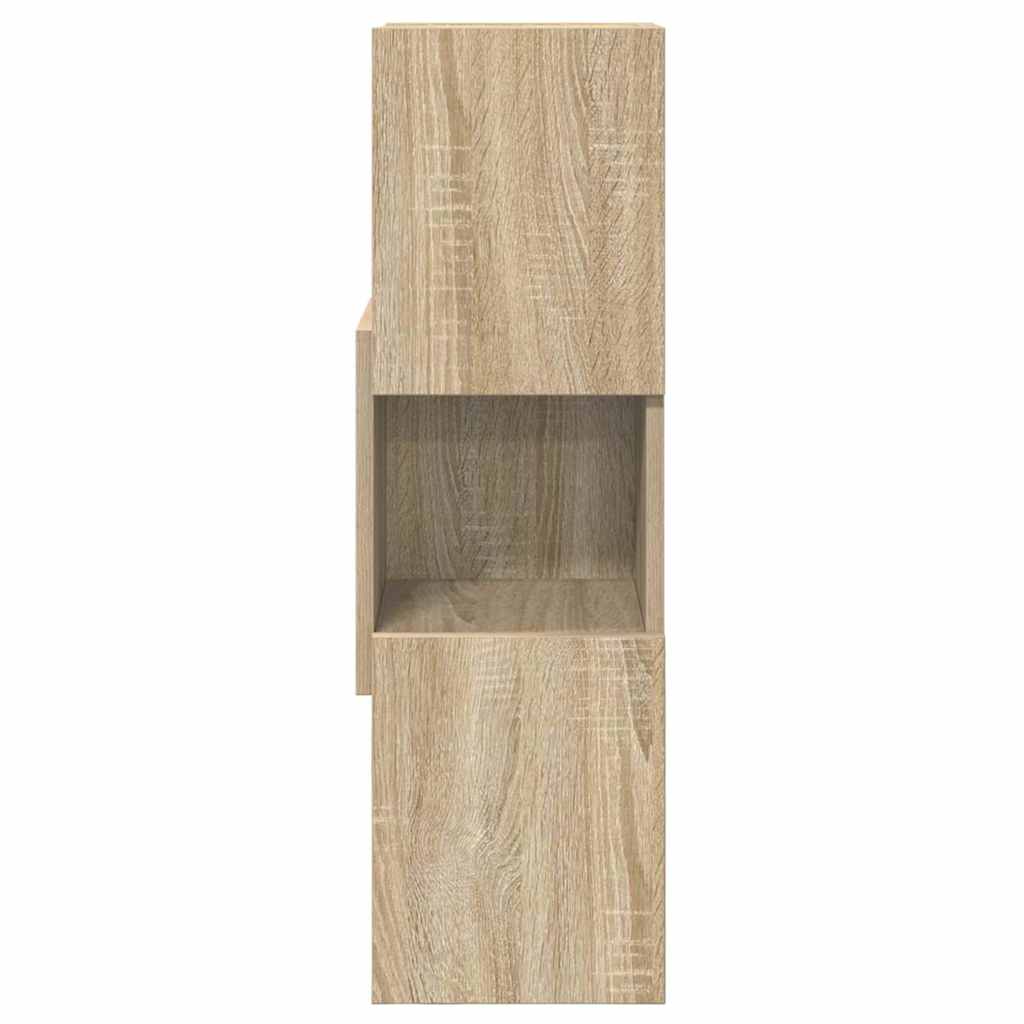 Corner Cabinet Sonoma Oak 25,5x25x80cm Engineered Wood