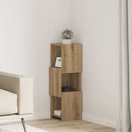 Corner Cabinet 25,5x25x80cm Engineered Wood Artisan Oak