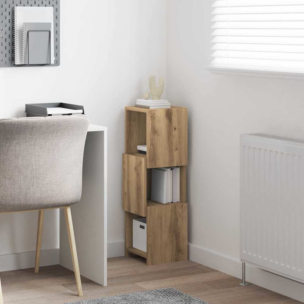 Corner Cabinet Artisan Oak 25,5x25x80cm Engineered Wood