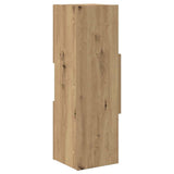 Corner Cabinet Artisan Oak 25,5x25x80cm Engineered Wood - Close-Up Angle