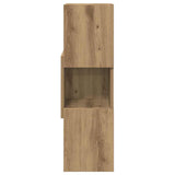 Corner Cabinet Artisan Oak 25,5x25x80cm Engineered Wood - 45-Degree Angle