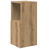Corner Cabinet Artisan Oak 25,5x25x55cm Engineered Wood - Close-Up Angle