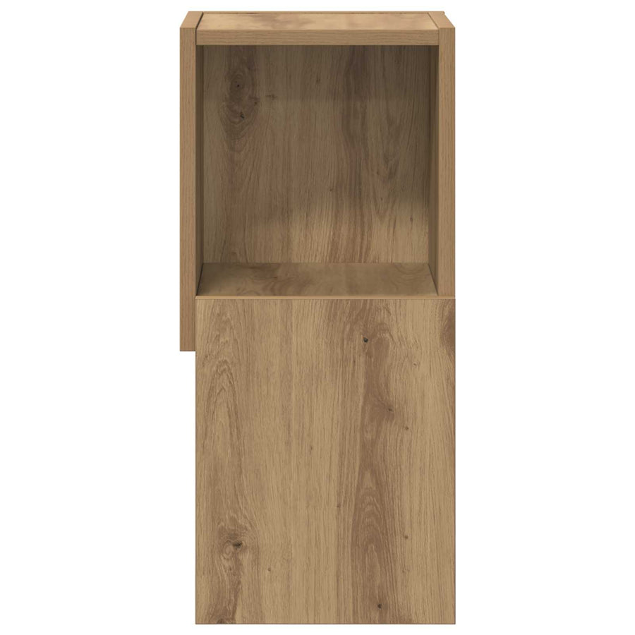 Corner Cabinet 25,5x25x55cm Engineered Wood Artisan Oak