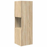 Corner Cabinet Sonoma Oak 30,5x30x95cm Engineered Wood - Close-Up Angle