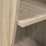 Corner Cabinet Sonoma Oak 32x32x102cm Engineered Wood - Low Angle