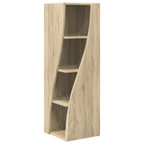 Corner Cabinet Sonoma Oak 32x32x102cm Engineered Wood - Front View