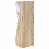Corner Cabinet Sonoma Oak 32x32x102cm Engineered Wood - Close-Up Angle