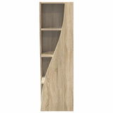 Corner Cabinet Sonoma Oak 32x32x102cm Engineered Wood - Rear View