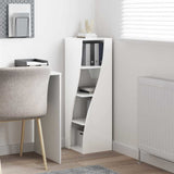 Corner Cabinet High Gloss White 32x32x102cm Engineered Wood - Top-Down View