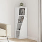 Corner Cabinet 32x32x102cm Engineered Wood High Gloss White