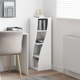 Corner Cabinet High Gloss White 32x32x102cm Engineered Wood
