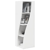 Corner Cabinet High Gloss White 32x32x102cm Engineered Wood - Side View