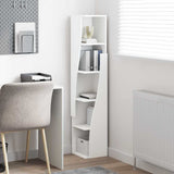 Corner Cabinet 27,5x27x140cm Engineered Wood - Top-Down View