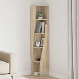 Corner Cabinet Sonoma Oak 27,5x27x140cm Engineered Wood