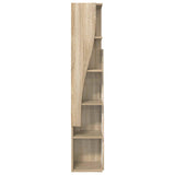 Corner Cabinet Sonoma Oak 27,5x27x140cm Engineered Wood - 45-Degree Angle