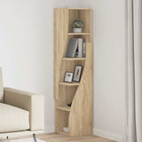 Corner Cabinet Sonoma Oak 32x32x140cm Engineered Wood