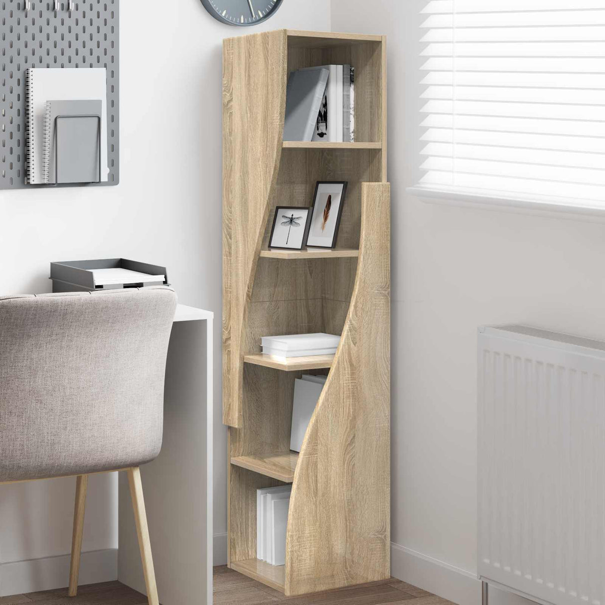 Corner Cabinet Sonoma Oak 32x32x140cm Engineered Wood