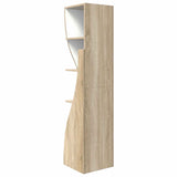 Corner Cabinet Sonoma Oak 32x32x140cm Engineered Wood - Close-Up Angle
