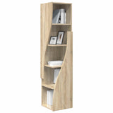 Corner Cabinet Sonoma Oak 32x32x140cm Engineered Wood - Side View