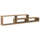 WallTVStand 150x25x28,5cm Engineered Wood - Close-Up Angle