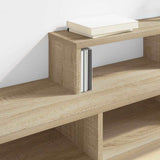 WallTVStand 120x25x28,5cm Engineered Wood - Top-Down View
