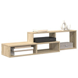 WallTVStand 120x25x28,5cm Engineered Wood - Side View