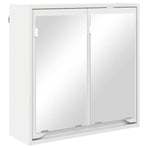 Bathroom Furniture Set 4 pcs White Engineered Wood