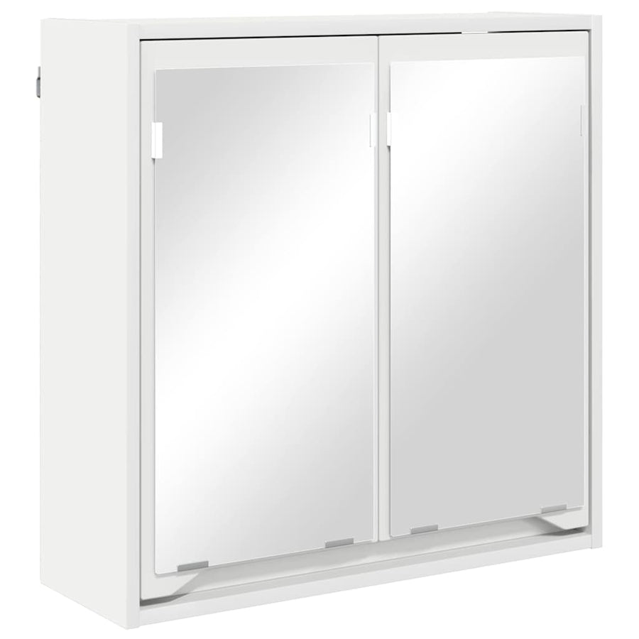 Bathroom Furniture Set 4 pcs White Engineered Wood