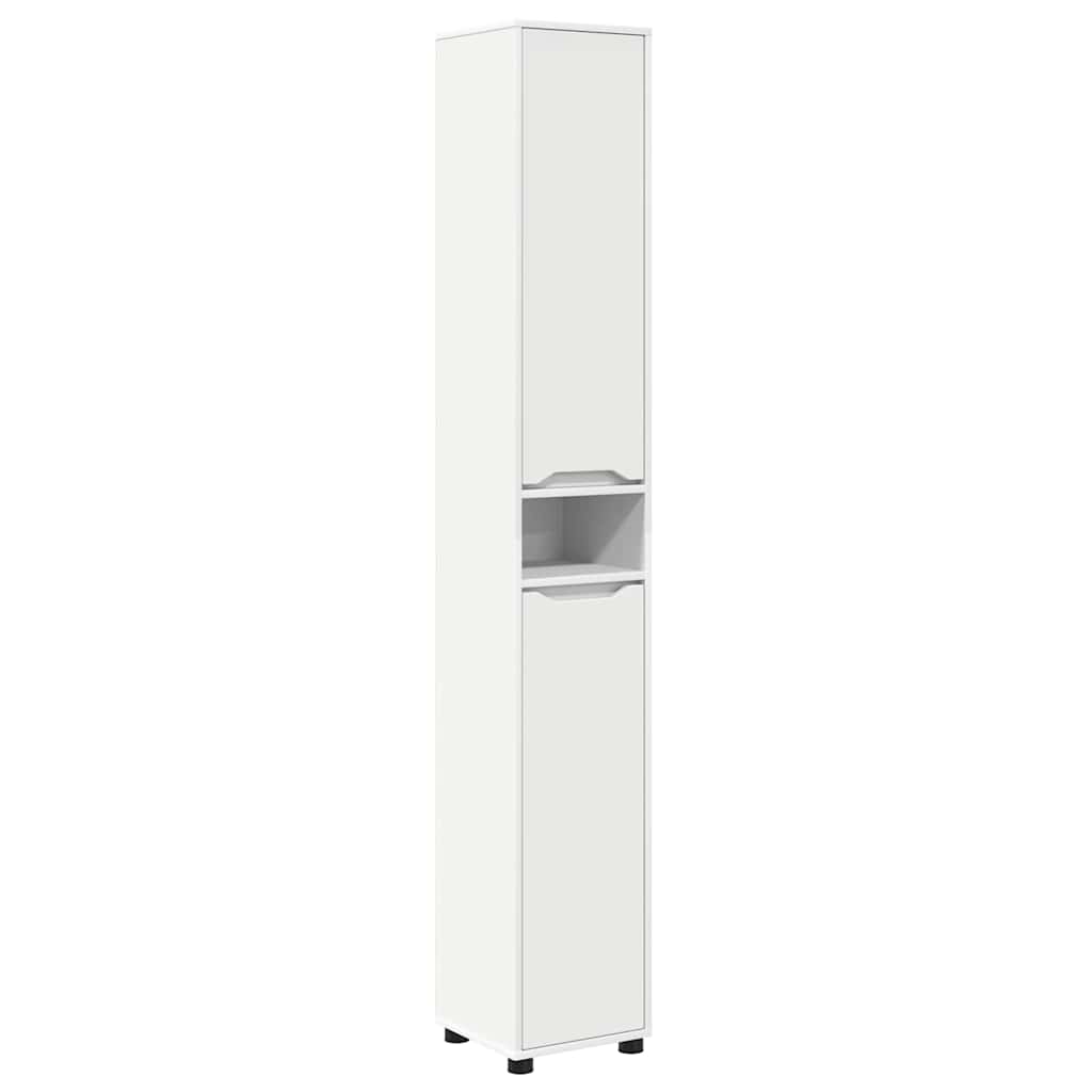 Bathroom Furniture Set with Drawer 4 pcs White Engineered Wood