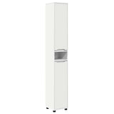 Bathroom Furniture Set with Drawer 4 pcs White Engineered Wood