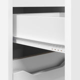 Bathroom Furniture Set with Drawer 3 pcs White Engineered Wood - Extra Image