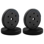 2-in-1 Dumbbell Set 30kg Black and Red Cement and Iron Sand