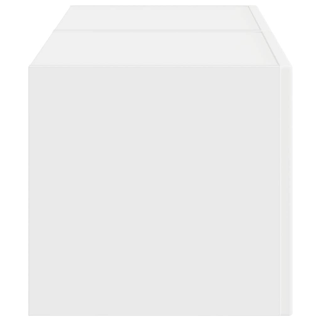 TV Wall Cabinet 2 pcs White 60 x 31 x 29.5 cm Engineered Wood